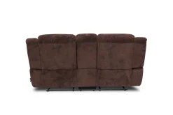 Mor Furniture Jayne Reclining Console Loveseat In Charcoal