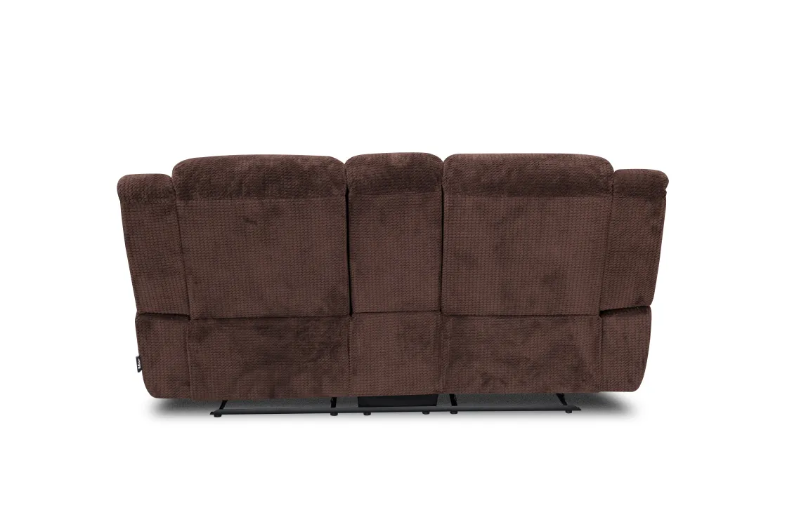 Mor Furniture Jayne Reclining Console Loveseat In Charcoal