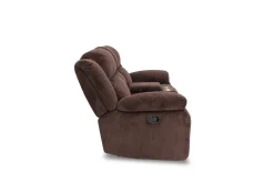 Mor Furniture Jayne Reclining Console Loveseat In Charcoal