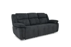 Mor Furniture Jayne Reclining Sofa W/ Drop Down Table In Charcoal