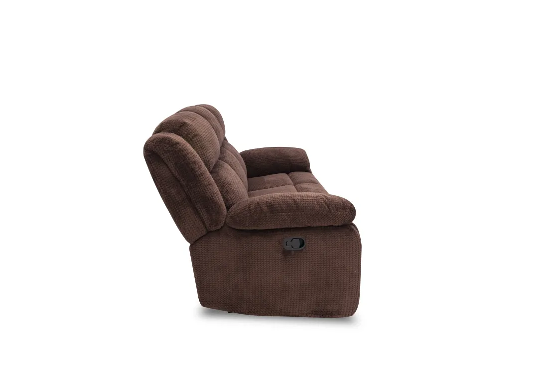 Mor Furniture Jayne Reclining Sofa W/ Drop Down Table In Charcoal