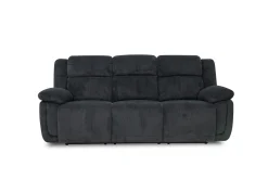 Mor Furniture Jayne Reclining Sofa W/ Drop Down Table In Charcoal