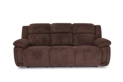 Mor Furniture Jayne Reclining Sofa W/ Drop Down Table In Charcoal