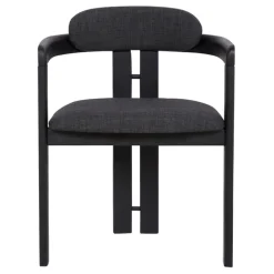 Mor Furniture Jazmin Side Chair In Charcoal, Set Of 2
