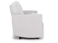 Mor Furniture Jessica 2 Power Console Loveseat In Presley Fog/Charlotte Mist