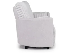 Mor Furniture Jessica 2 Power Loveseat In Presley Fog/Charlotte Mist