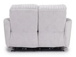 Mor Furniture Jessica 2 Power Loveseat In Presley Fog/Charlotte Mist