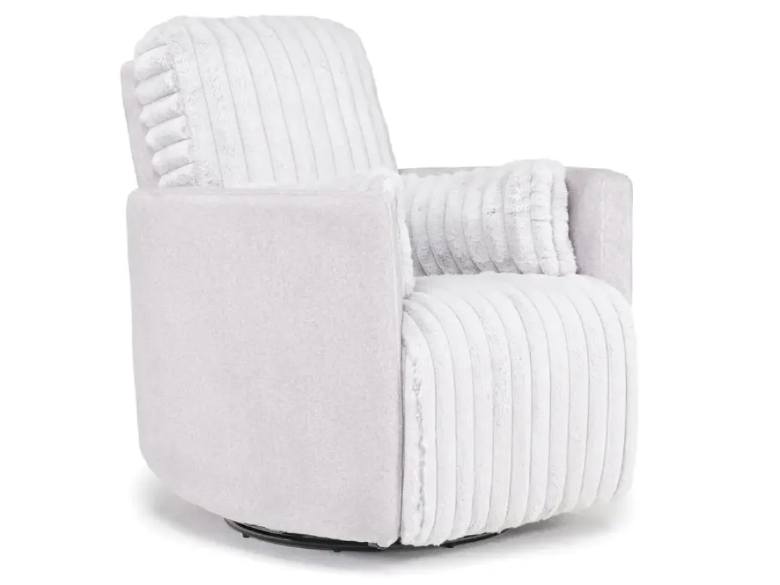 Mor Furniture Jessica 2 Power Recliner In Presley Fog/Charlotte Mist
