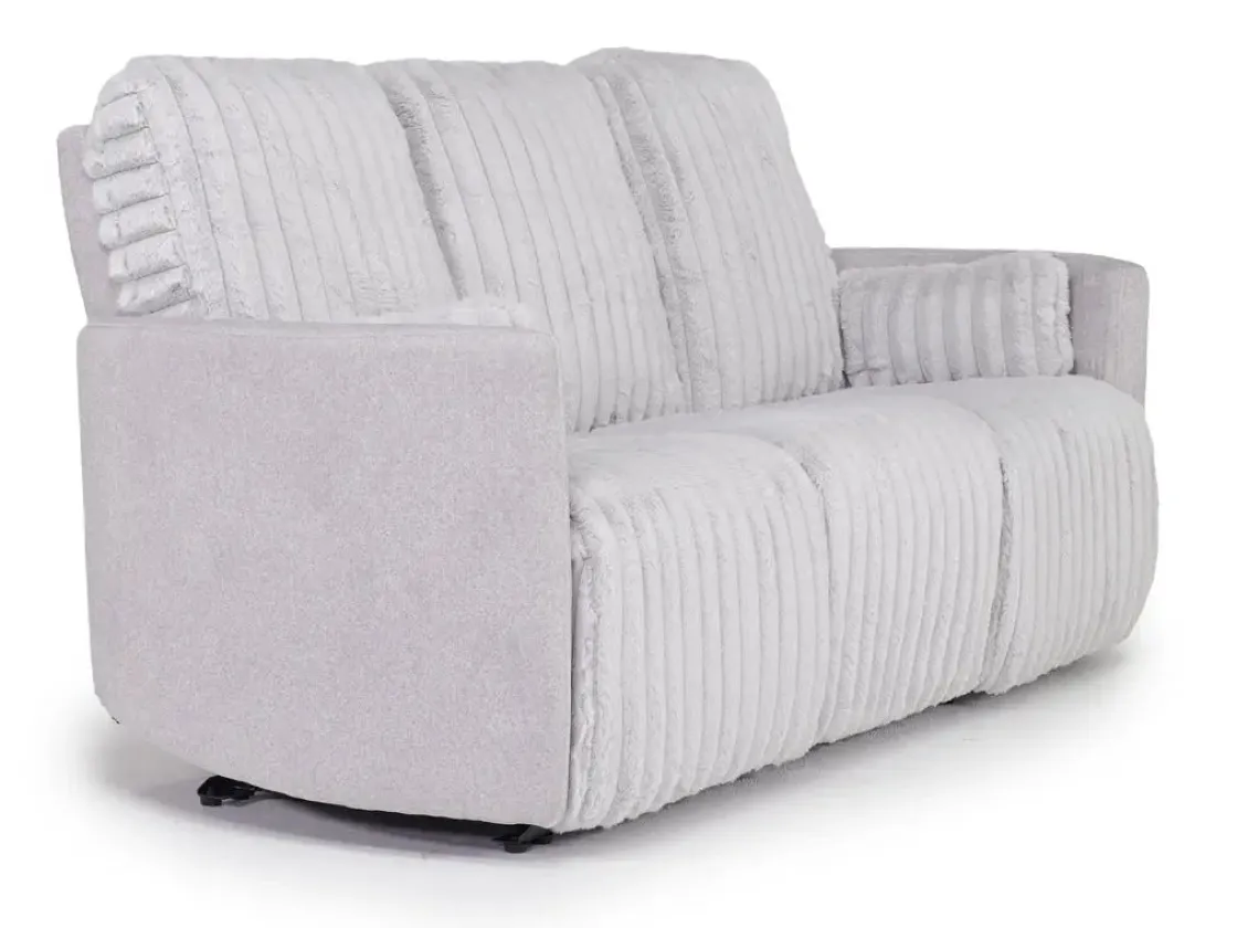 Mor Furniture Jessica 2 Power Sofa In Presley Fog/Charlotte Mist