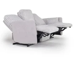 Mor Furniture Jessica 2 Power Sofa In Presley Fog/Charlotte Mist