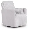Mor Furniture Jessica Recliner In Presley Fog/Charlotte Mist