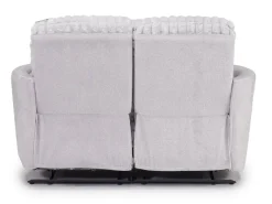 Mor Furniture Jessica Reclining Loveseat In Presley Fog/Charlotte Mist