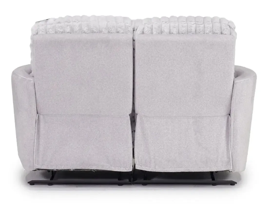 Mor Furniture Jessica Reclining Loveseat In Presley Fog/Charlotte Mist