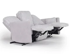 Mor Furniture Jessica Reclining Sofa In Presley Fog/Charlotte Mist