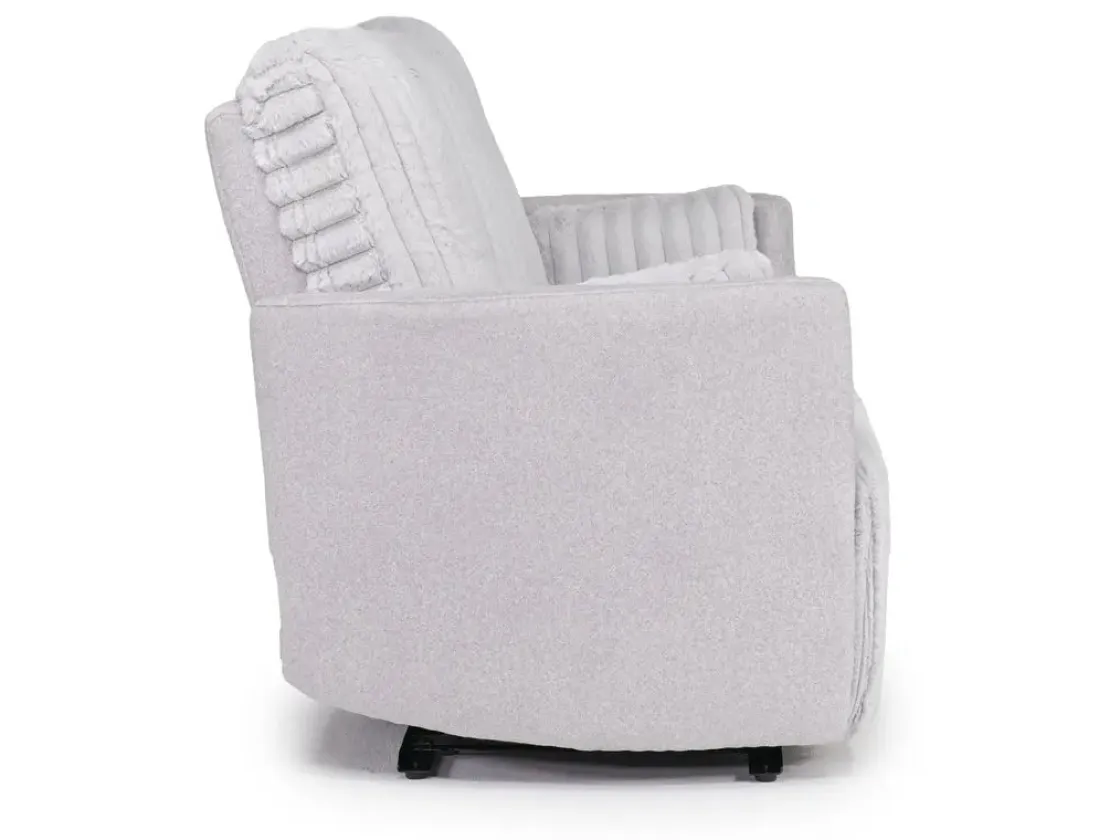 Mor Furniture Jessica Reclining Sofa In Presley Fog/Charlotte Mist