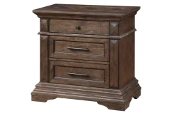 Mor Furniture Jolie Vue Nightstand In Brushed Walnut