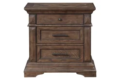 Mor Furniture Jolie Vue Nightstand In Brushed Walnut