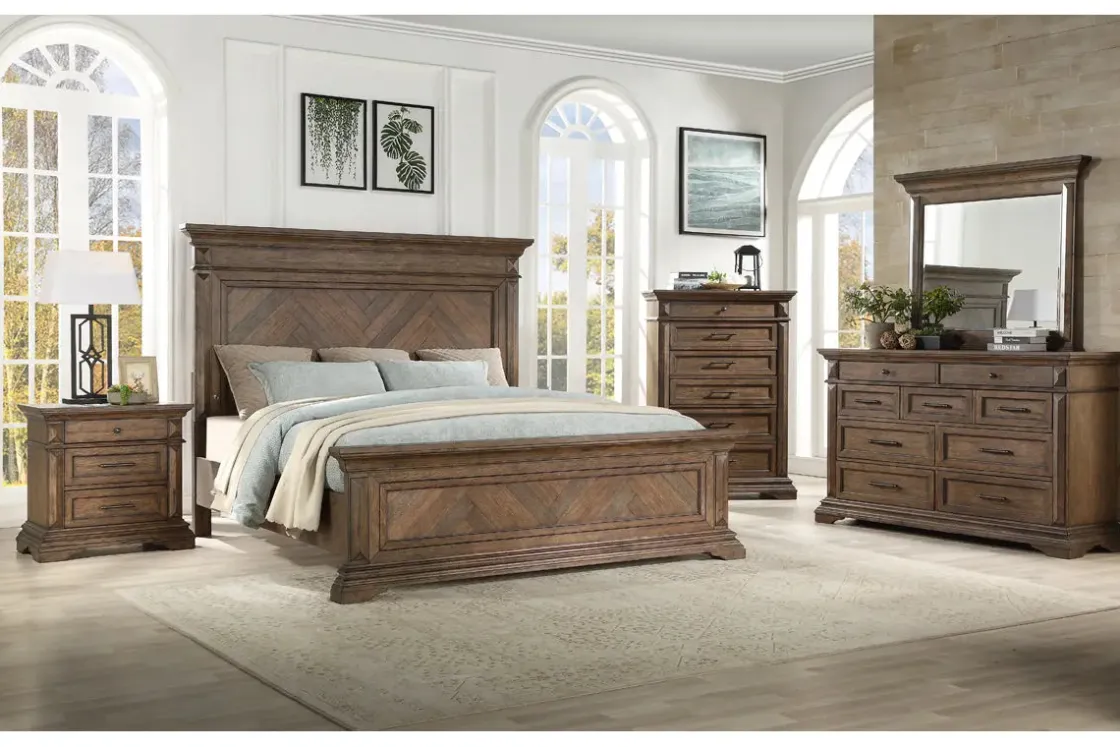 Mor Furniture Jolie Vue Panel Bed In , Queen