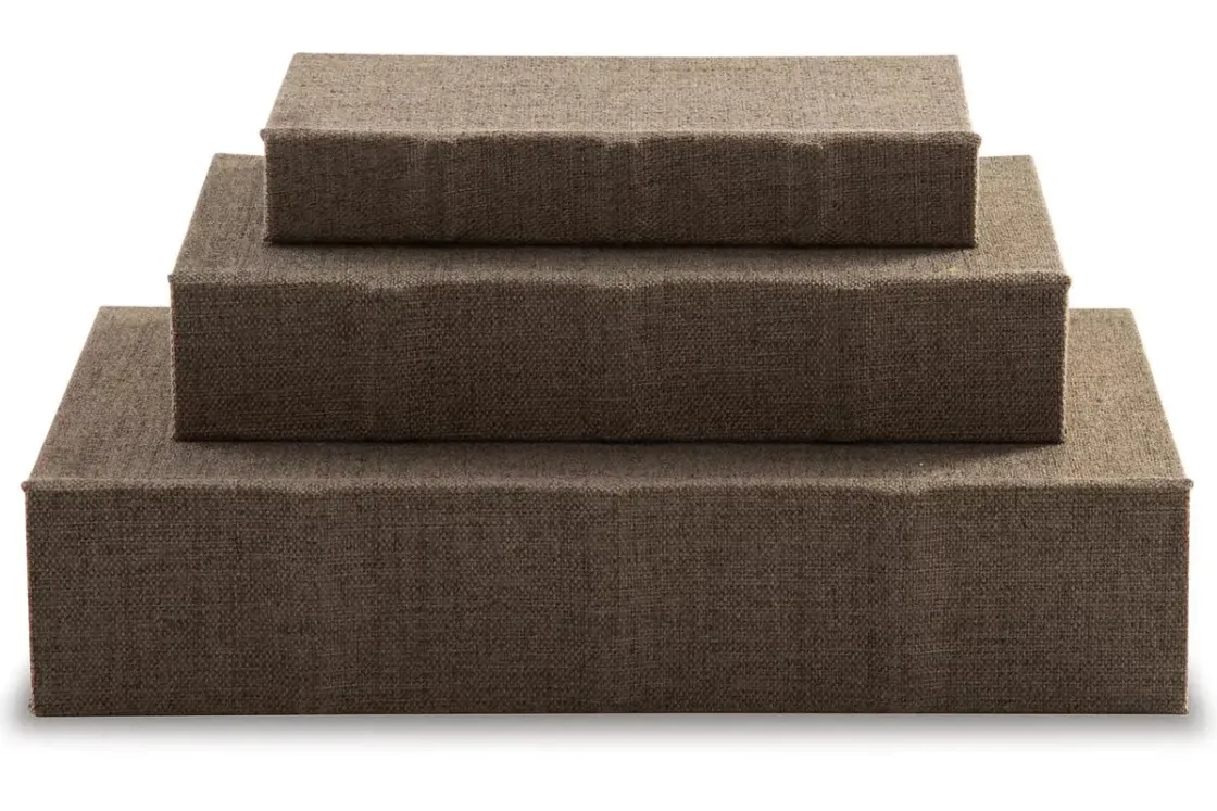 Mor Furniture Jolina Box In Black, Set Of 3