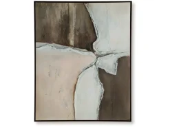 Mor Furniture Jonward Abstract Wall Art In Brown/Tan/White