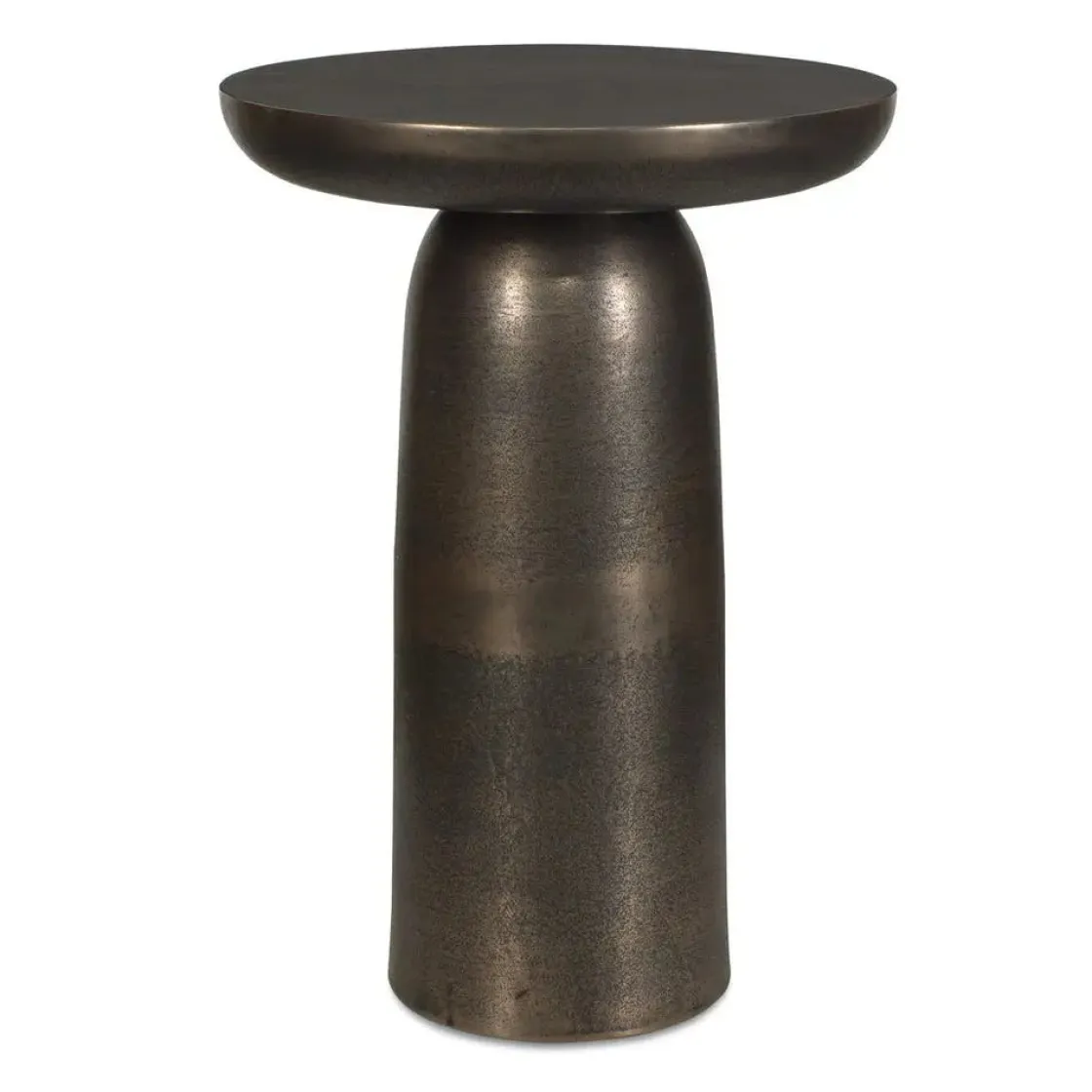 Mor Furniture Joppa Outdoor Round Accent Table In Bronze
