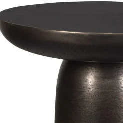 Mor Furniture Joppa Outdoor Round Accent Table In Bronze