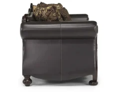 Mor Furniture Jupiter Sofa In Gold & Dark Brown