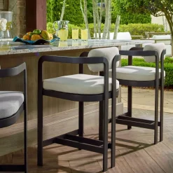 Mor Furniture Kalmar Outdoor Barstool In Black