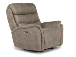 Mor Furniture Kamari 2 Power Gliding Recliner In Gray