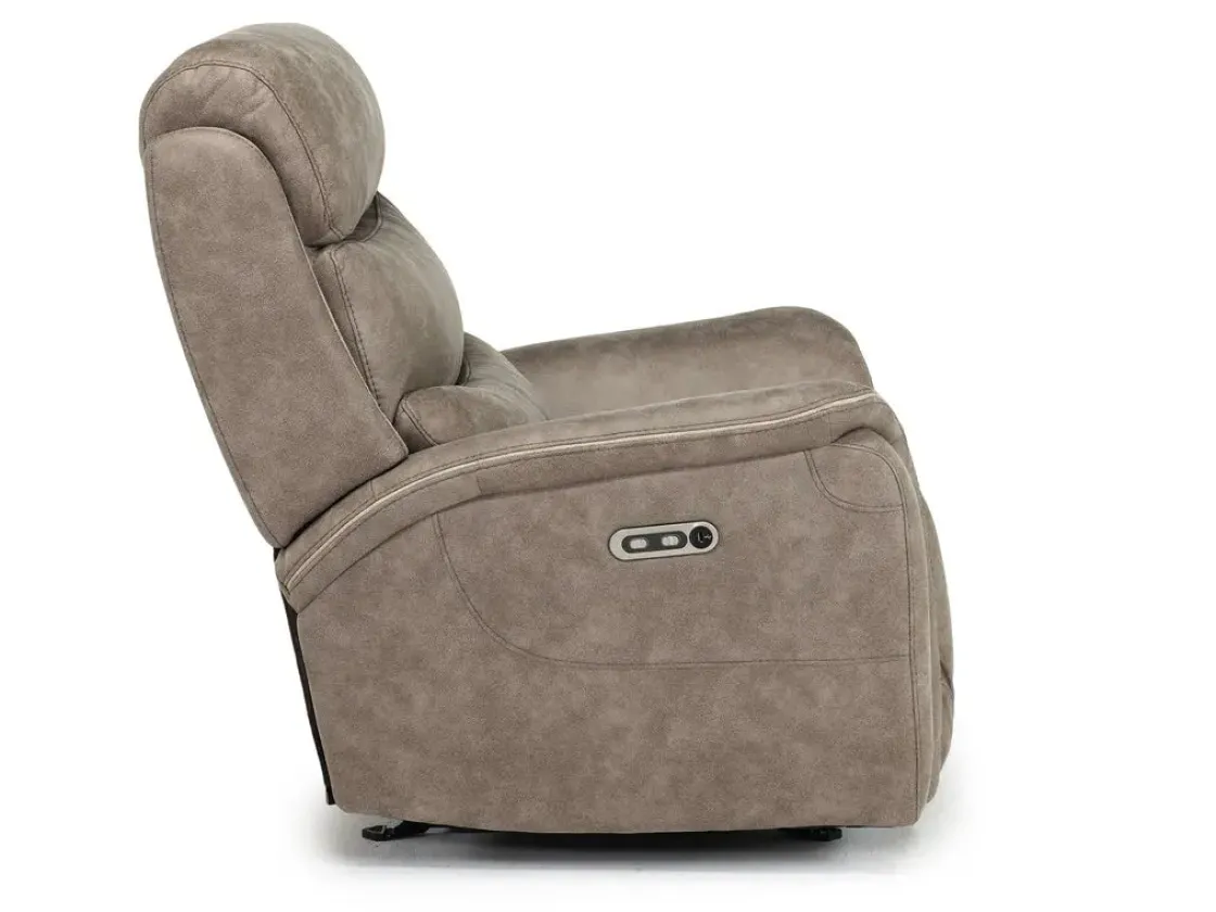 Mor Furniture Kamari 2 Power Gliding Recliner In Gray