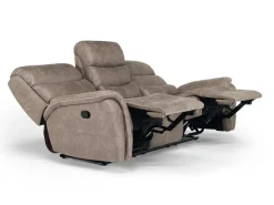 Mor Furniture Kamari Reclining Sofa & Console Loveseat In Gray