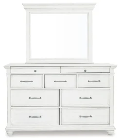 Mor Furniture Kanwyn Mirror In White Wash