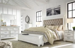 Mor Furniture Kanwyn Mirror In White Wash