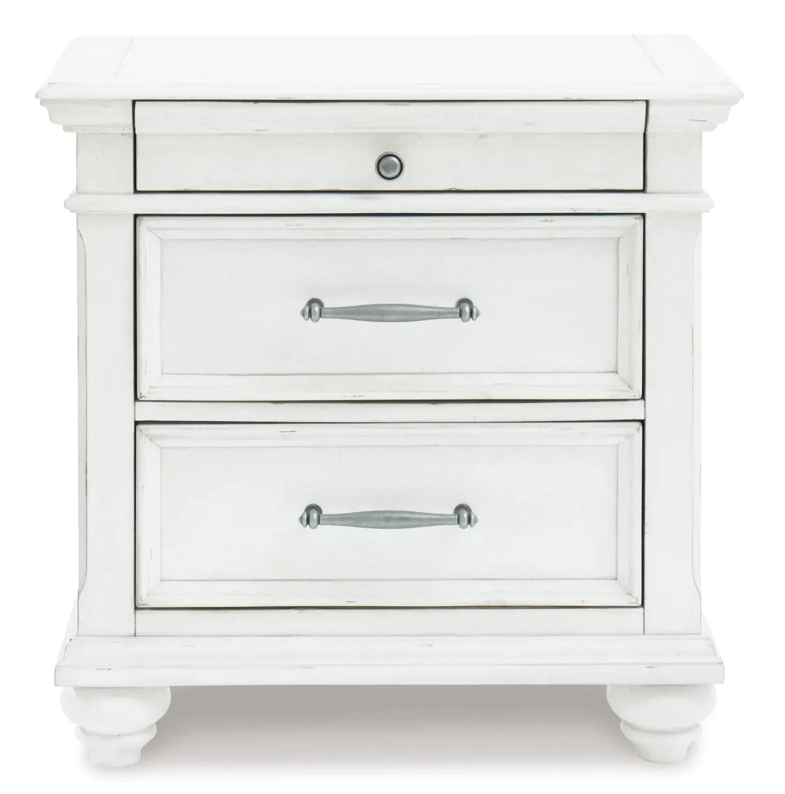Mor Furniture Kanwyn Nightstand In White Wash
