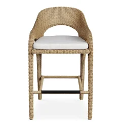 Mor Furniture Kavali Outdoor Barstool In Honey