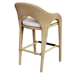 Mor Furniture Kavali Outdoor Barstool In Honey
