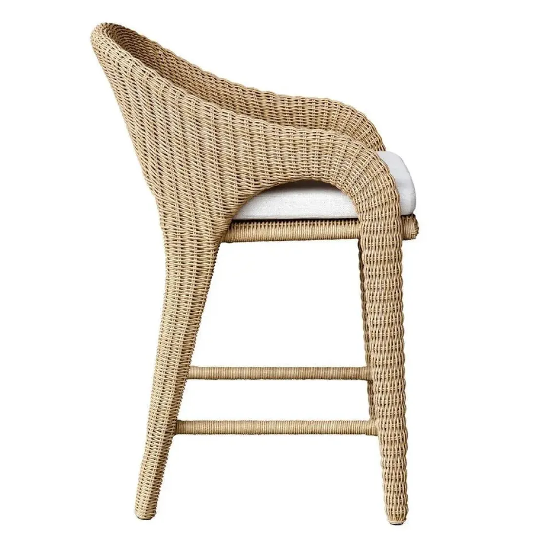 Mor Furniture Kavali Outdoor Counter Height Stool In Honey