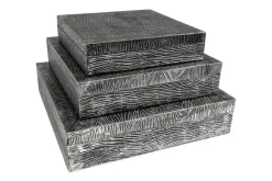 Mor Furniture Keldy Box In Silver, Set Of 3