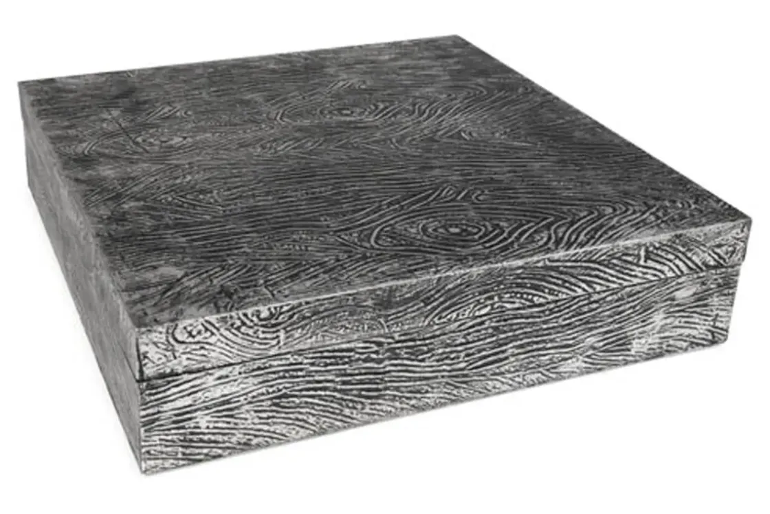 Mor Furniture Keldy Box In Silver, Set Of 3