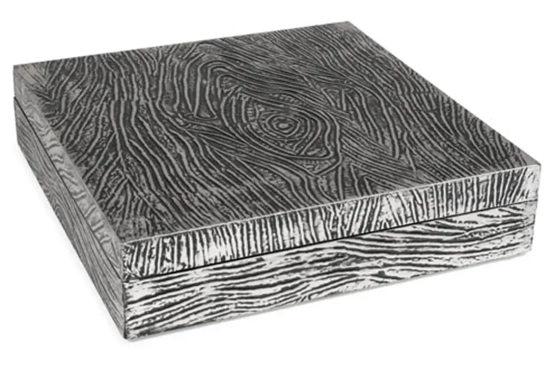 Mor Furniture Keldy Box In Silver, Set Of 3