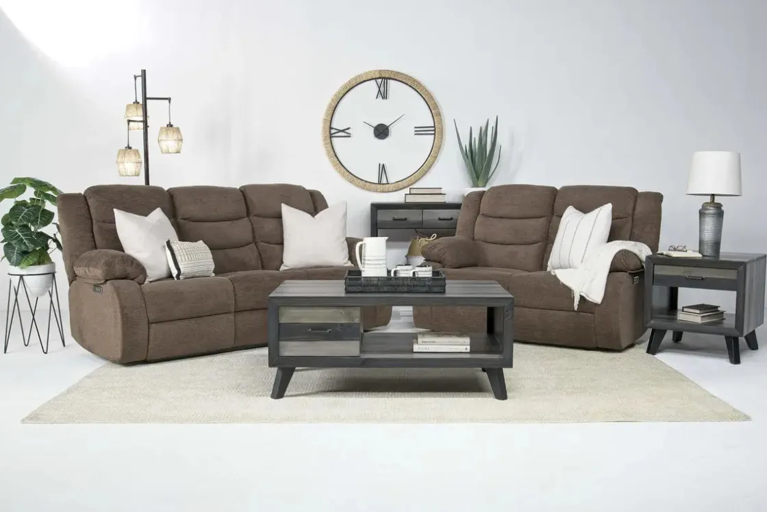 Mor Furniture Kelsey Power Sofa & Loveseat In