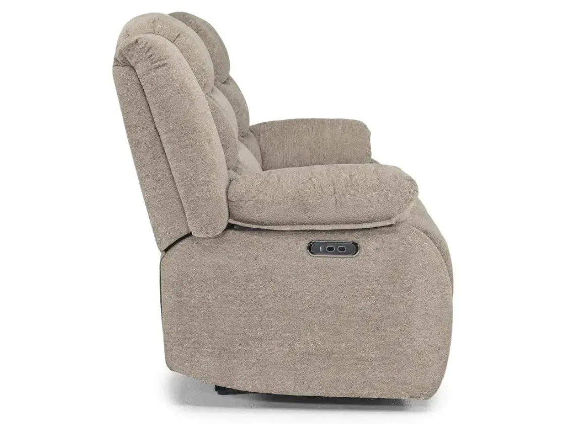 Mor Furniture Kelsey Power Sofa In Brown