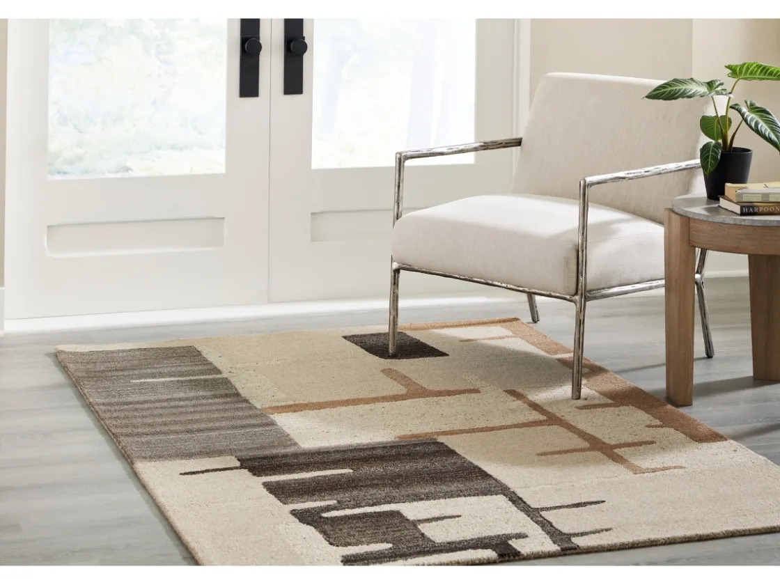 Mor Furniture Kencher Rug In Beige/Brown, 8’ X 10’