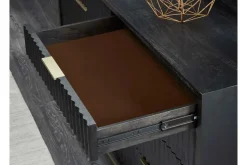 Mor Furniture Kentfield Chest In Black Drifted Oak