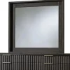 Mor Furniture Kentfield Mirror In Black Drifted Oak