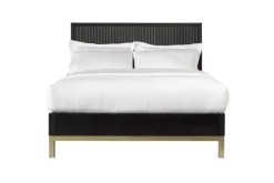 Mor Furniture Kentfield Platform Bed, Dresser, Mirror & Nightstand In Black Drifted Oak, Full