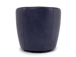 Mor Furniture Kierreys Swivel Chair In Charcoal Leather