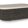 Mor Furniture Kimora Outdoor Coffee Table In Beige/Dark Brown