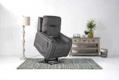 Mor Furniture Kingston 2 Power Lift Chair In Canyon Steel