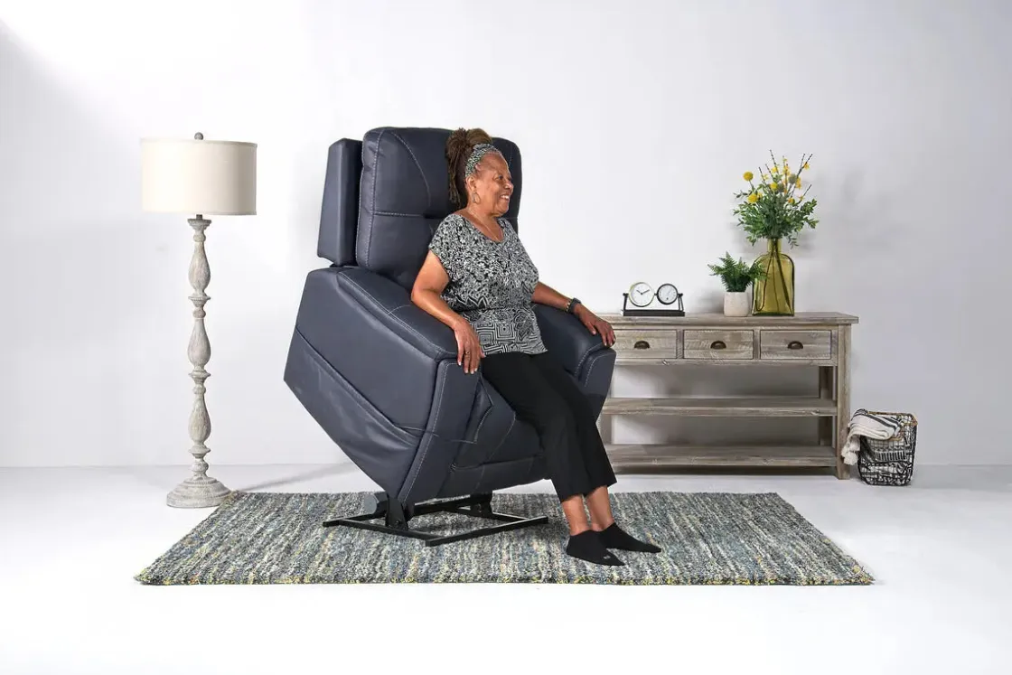 Mor Furniture Kingston 2 Power Lift Chair In Canyon Steel